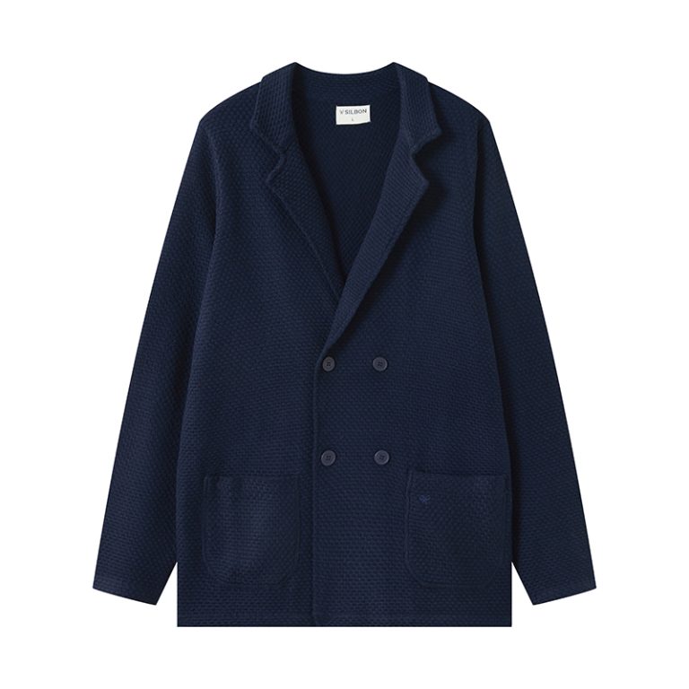 Custom Private Label Men's Wool Blend Cardigan Jacket Supplier