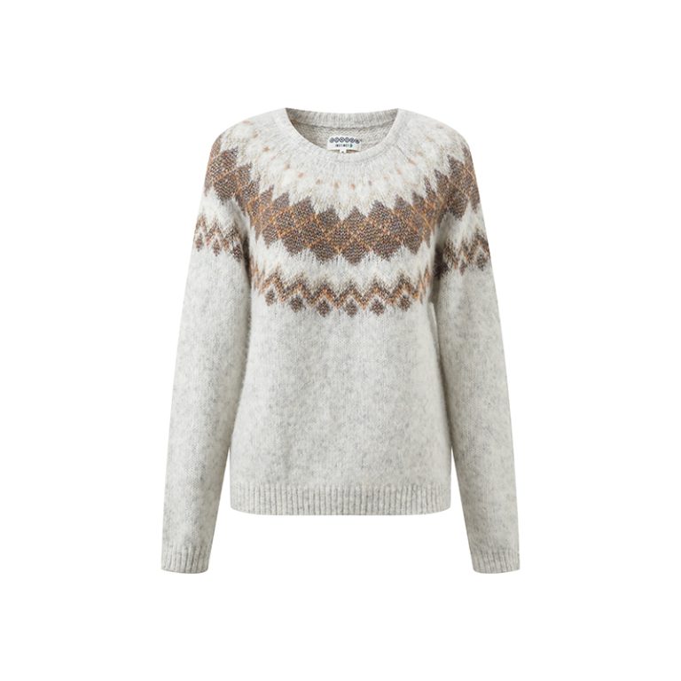 Jacquard Sweater Factory China | Women's Heavy Fair Isle Knitwear