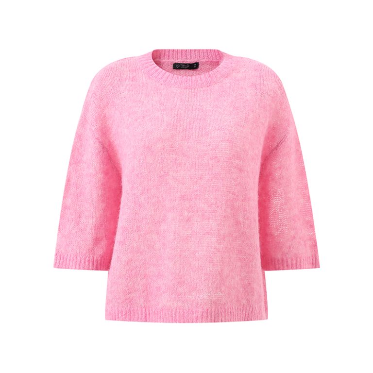 Pointelle Sweater Factory China | Women's Mock Neck Short Sleeve Top