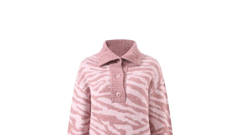Metallic Polo Neck Sweater OEM Guide: 5GG Heavyweight Knitwear