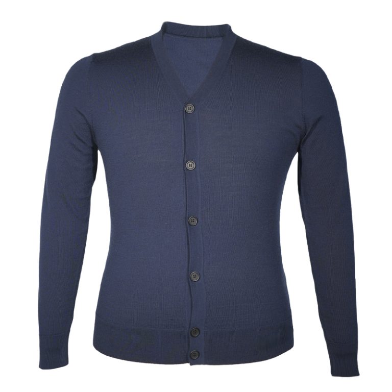 Bulk Men's Pure Wool Cardigan Manufacturer