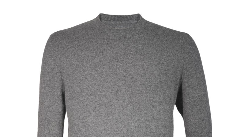 Men's 12GG Cashmere Crew Neck Sweater for Premium Menswear Private Label: Gauge, Fiber & Bulk Sourcing